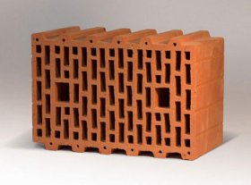 Керамический поризованный блок Браер размер 380х250х219 10,7 НФ