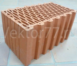 Крупноформатный керамический блок Porotherm 44